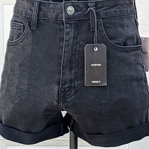 Curvy Denim Shorts